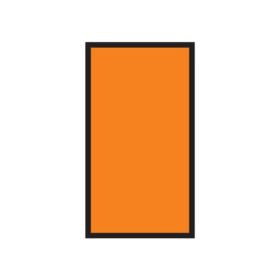 HellermannTyton WIC Snap On Clip On Cable Marker, Orange, Pre-printed "Orange", 2.8 → 3.8mm Cable