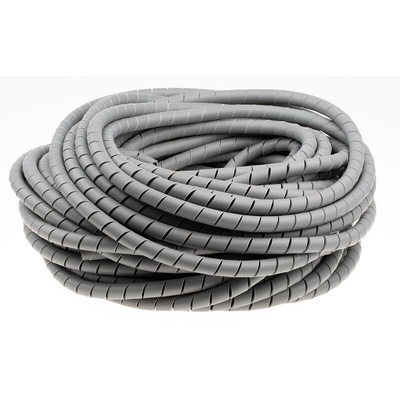 HellermannTyton Spiral Wrap, I.D 9.6mm, 19.2mm Polyolefin