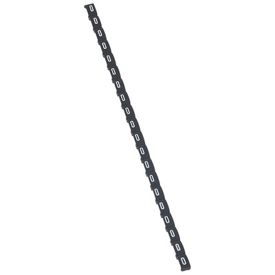 Legrand Clip On Cable Marker, White on Black, for Cable