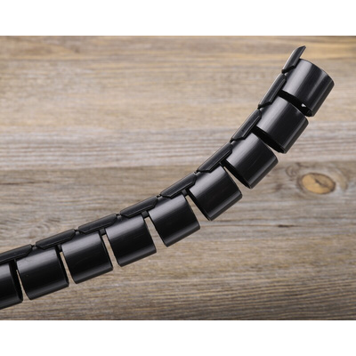 RS PRO Spiral Wrap, I.D 20mm, 23mm Nylon