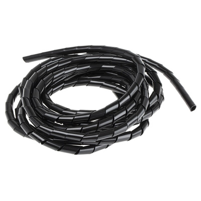RS PRO Spiral Wrap, I.D 6mm, 30mm Polyethylene