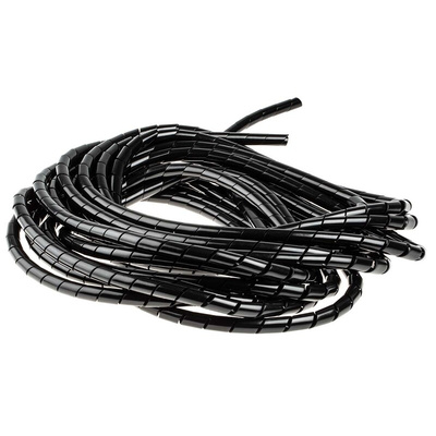 RS PRO Spiral Wrap, I.D 6mm, 30mm Polyethylene