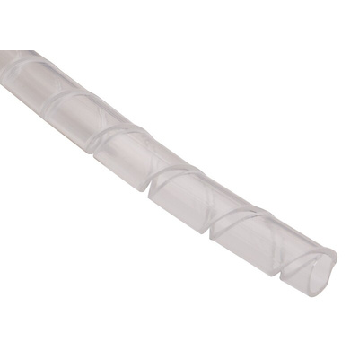RS PRO Spiral Wrap, I.D 4mm, 25mm Nylon