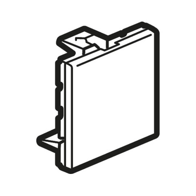 Legrand ABS Cable Trunking Accessory, 45 x 45 x 24.5mm, Mosaic