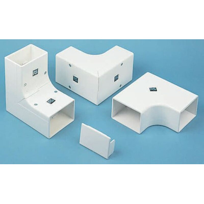 Schneider Electric uPVC Cable Trunking Accessory, 50 x 50mm, PVC