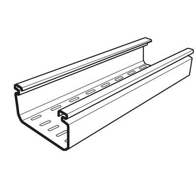 Cablofil International Perforated Cable Tray, PVC 3m x 150 mm x 50mm
