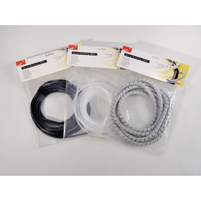HellermannTyton Spiral Wrap, I.D 5mm, 20mm Polyethylene SBPE4D Series