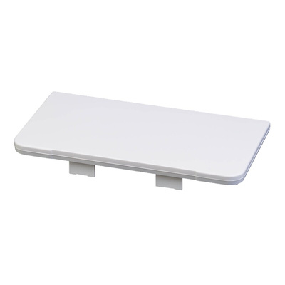 RS PRO PVC Cable Trunking End Cap, 130 x 70mm