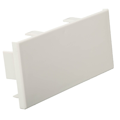 RS PRO PVC Cable Trunking End Cap, 90 x 60mm