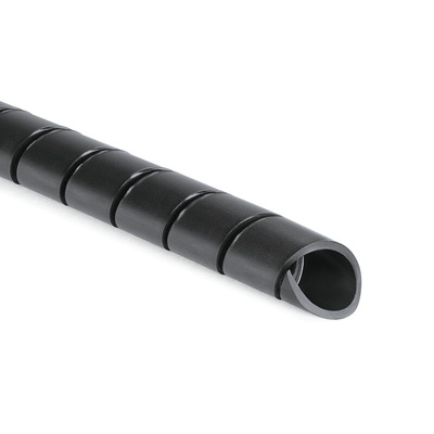 HellermannTyton Spiral Wrap, I.D 6mm, 40mm Polyethylene SBPE Series