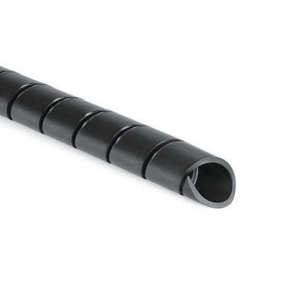 HellermannTyton Spiral Wrap, I.D 6mm, 40mm Polyethylene SBPE Series