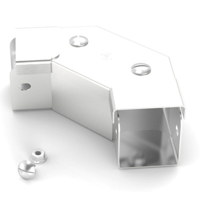RS PRO 304 Stainless Steel Cable Trunking Accessory, 75 x 75mm