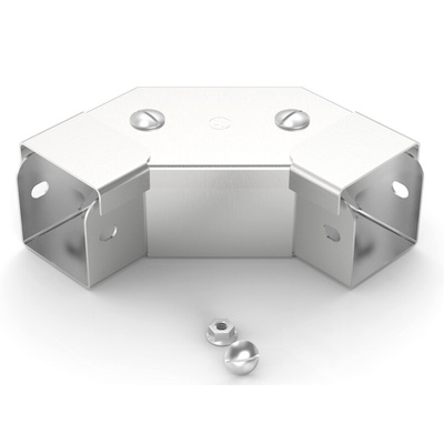RS PRO 304 Stainless Steel Cable Trunking Accessory, 75 x 75mm