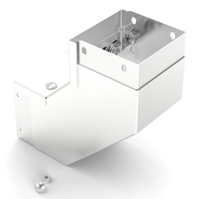 RS PRO 304 Stainless Steel Cable Trunking Accessory, 75 x 75mm