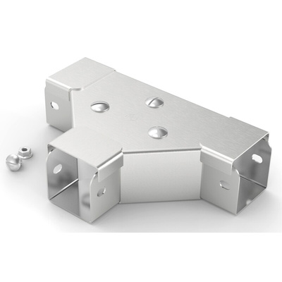 RS PRO 304 Stainless Steel Cable Trunking Accessory, 75 x 75mm