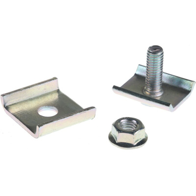 RS PRO Multipurpose Coupler Electrogalvanised steel Cable Tray Accessory, 22 mm Width, 15mm Depth