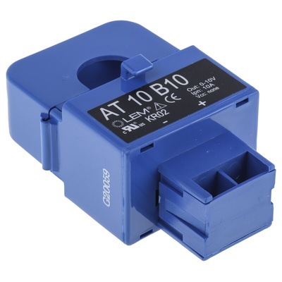 LEM AT Series Current Transformer, 10A Input, 10:1, 16mm Bore
