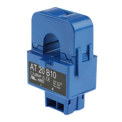 LEM AT Series Current Transformer, 20A Input, 20:1, 16mm Bore