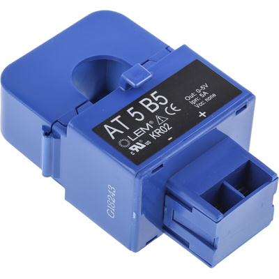 LEM AT Series Current Transformer, 5A Input, 5:1, 16mm Bore