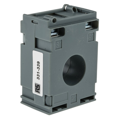 HOBUT CT132 Series DIN Rail Mounted Current Transformer, 100A Input, 100:5, 5 A Output, 21mm Bore