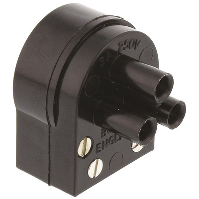 Bulgin Power Connector Cable Mount, Screw Down Termination, 3A, 250 V ac
