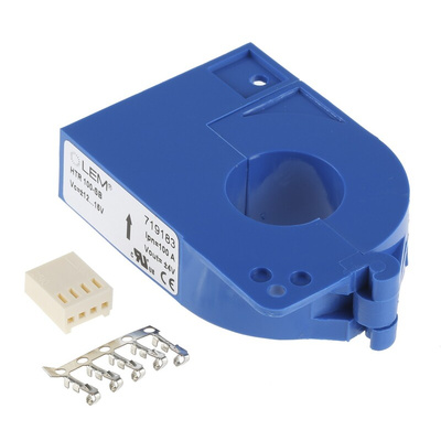 LEM HTR Series Current Transformer, 100A Input, 200:1, 21mm Bore, 12 → 15 V
