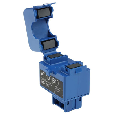 LEM AT Series Current Transformer, 100A Input, 100:1, 16mm Bore
