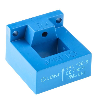 LEM HAL Series Current Transformer, 100A Input, 100:1, 20 x 15mm Bore, 15 V