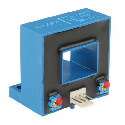 LEM HAL Series Current Transformer, 600A Input, 600:1, 20 x 15mm Bore, 15 V