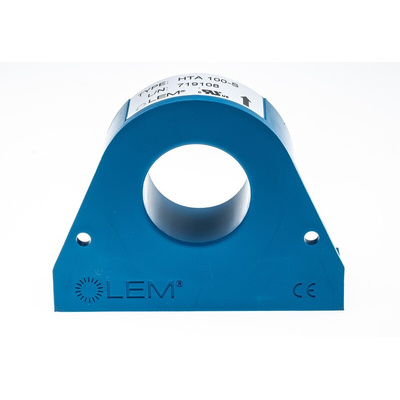 LEM HTA Series Current Transformer, 300A Input, 300:1, 32mm Bore, 15 V