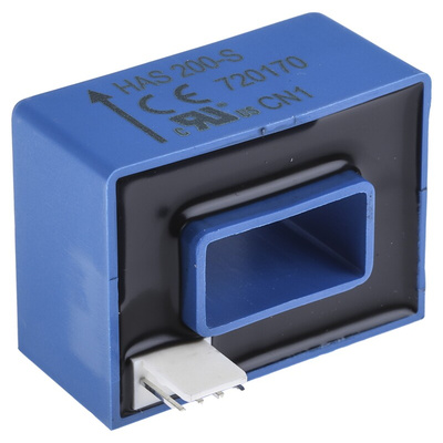 LEM HAS Series Current Transformer, 200A Input, 600:1, 20.4 x 10.4mm Bore, 15 V