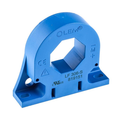 LEM LF Series Current Transformer, 500A Input, 500:1, 150 mArms Output, 25.5mm Bore, 12 → 15 V