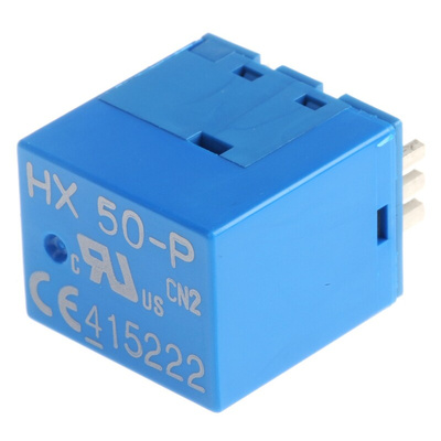 LEM HX Series Current Transformer, 50A Input, 1.2 x 6.3mm Bore, 15 V