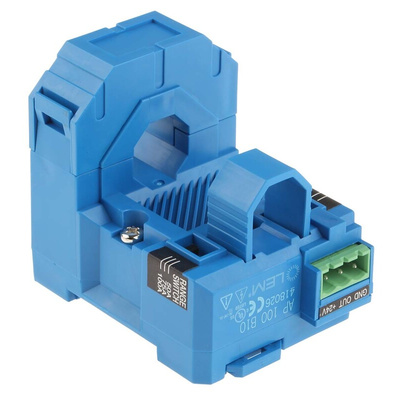 LEM AP Series Current Transformer, 100A Input, 100:1, 18mm Bore, 24 V dc
