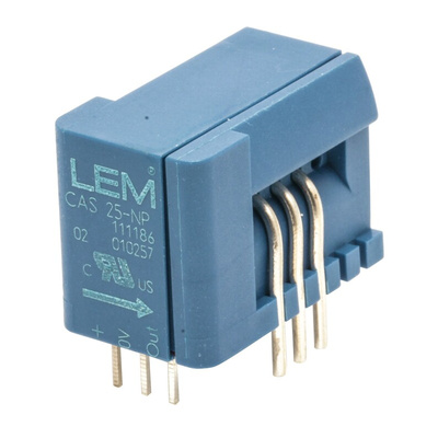 LEM CAS Series Current Transformer, 25A Input, 25:1, 5.25 V