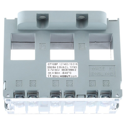 HOBUT CT105 Series Base Mounted Current Transformer, 200:5, 21mm Bore