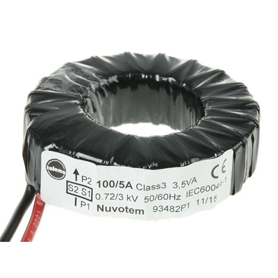 Nuvotem Talema 934 Series Current Transformer, 100A Input, 100:5