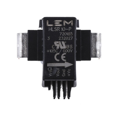 LEM HLSR Series Current Transformer, 25A Input, 25:1, 10 A Output, 4.5 → 5.5 V