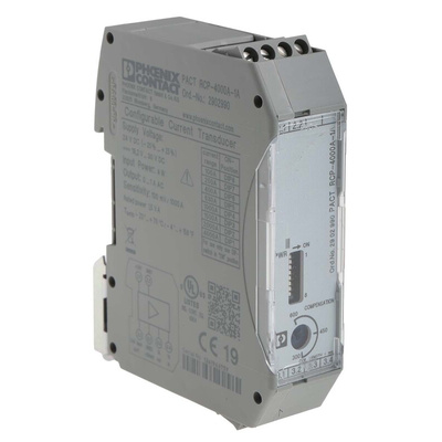 Phoenix Contact PACT RCP-D140 Series Rogowski Coil Current Transformer, 4000A Input, 0 → 1 A Output, 8.3mm Bore,
