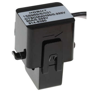 HOBUT CTSCM Series Split Core Current Transformer, 30A Input, 333 mV Output, 10mm Bore