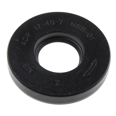 RS PRO Nitrile Rubber Seal, 17mm ID, 40mm OD, 7mm