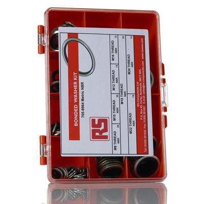RS PRO Self-Centring Metric Kit Nitrile, Kit Contents 125 Pieces
