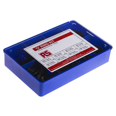 RS PRO Imperial O-Ring Kit to suit SAE Flanges Hose & Fittings Nitrile, Kit Contents 415 Pieces
