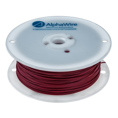 Alpha Wire Harsh Environment Wire 0.23 mm² CSA, Red 305m Reel, Hook Up Wire Series