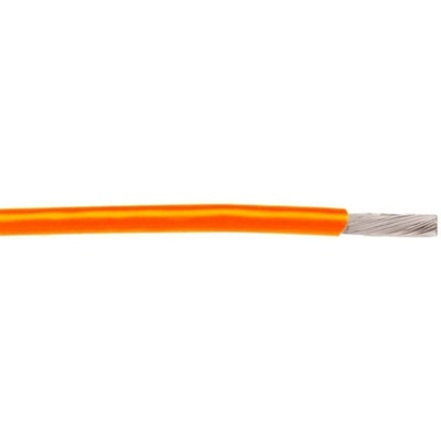 Alpha Wire High Temperature Wire 0.03 mm² CSA, Orange 30.5m Reel, 2840 Series