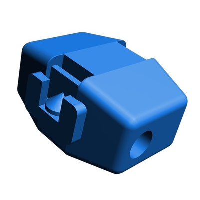 TE Connectivity Open Barrel Splice Connector, Blue, Insulated, Tin 16 → 14 AWG