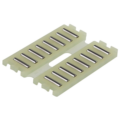 INA Double Flat Cage Assembly for Needle Rollers, 8 rollers per cage, 2.5mm roller diameter