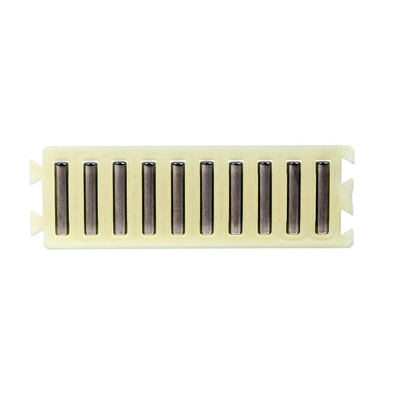 INA Single Flat Cage Assembly for Needle Rollers, 9 rollers per cage, 3mm roller diameter