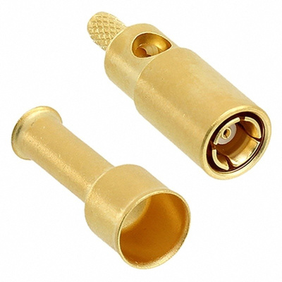 Cinch Connectors 50Ω Straight Cable Mount SMB Connector, jack