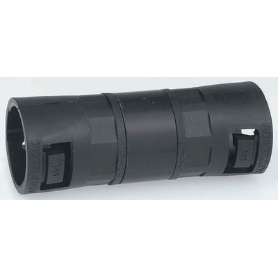 Adaptaflex Swivel Coupler Cable Conduit Fitting, Black 16mm nominal size